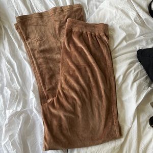 SKIMS velour pants